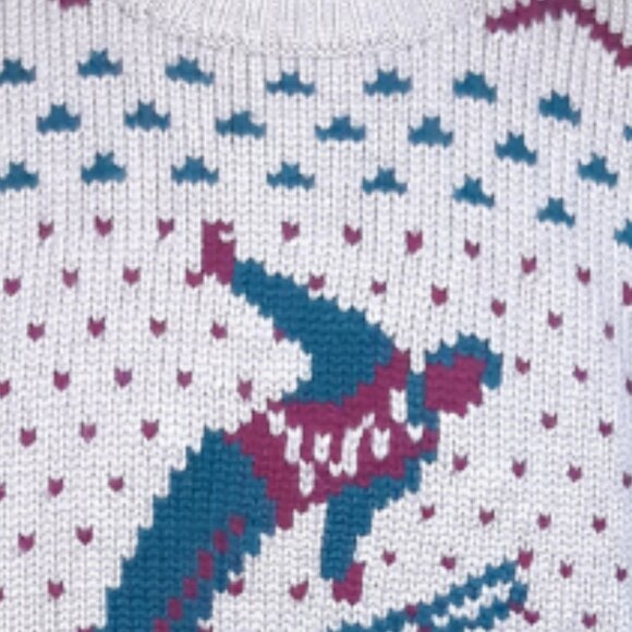 Polo Ralph Lauren SZ XL Vintage Wool Alpine Heavy Red & Beige Outdoor Sweater - Picture 6 of 16